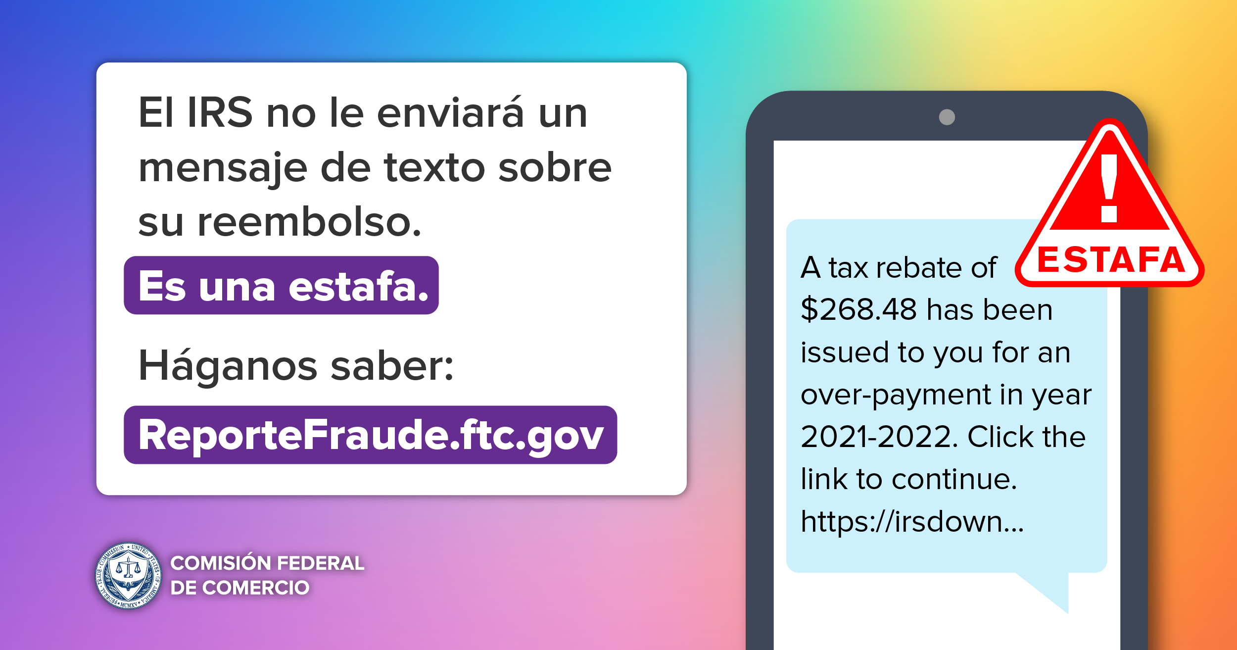 Recebeu uma mensagem para reembolso do Fisco? É falso