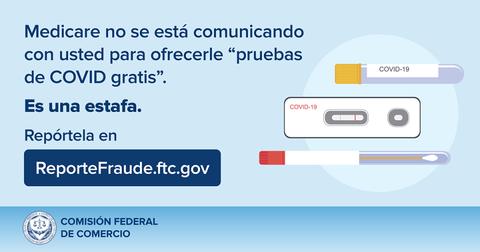 Free COVID test scam targets Medicare beneficiaries